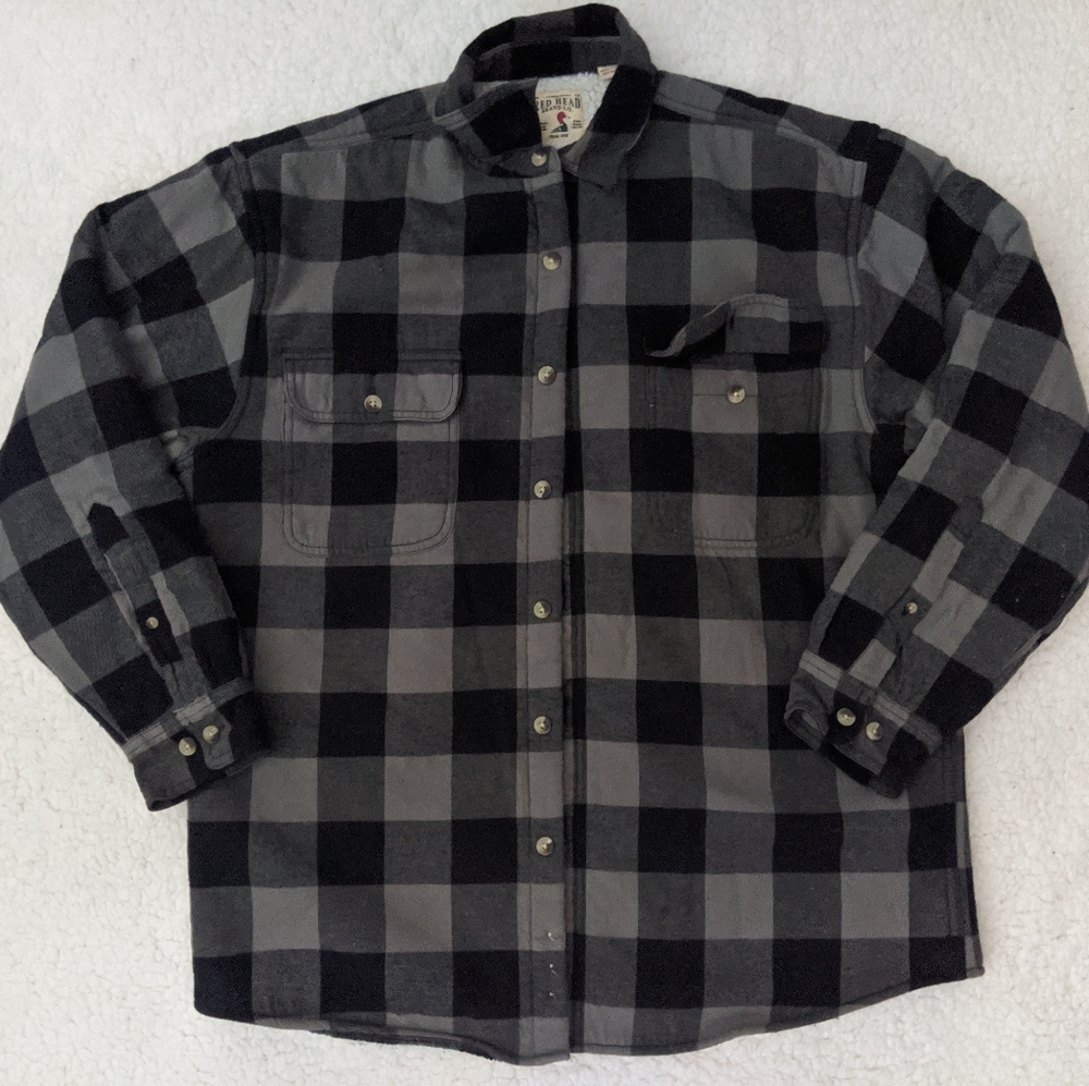 Mens Thick Lined Flannel